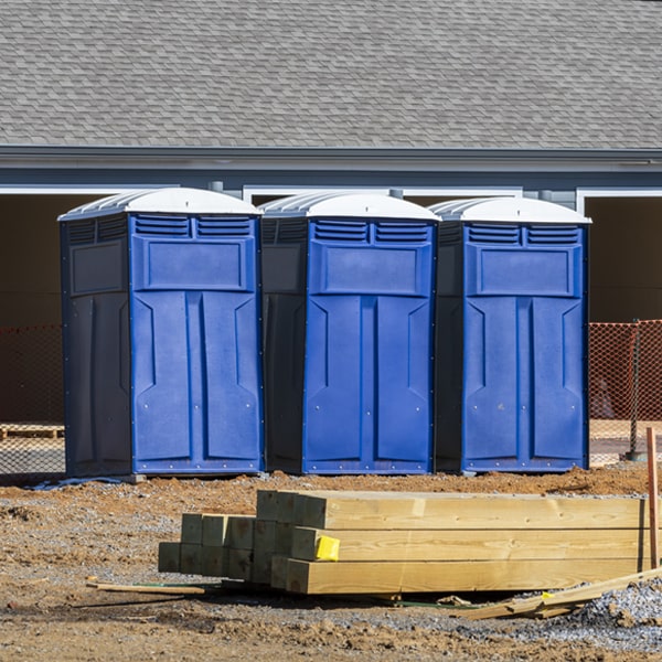 what is the maximum capacity for a single porta potty in Barton OH